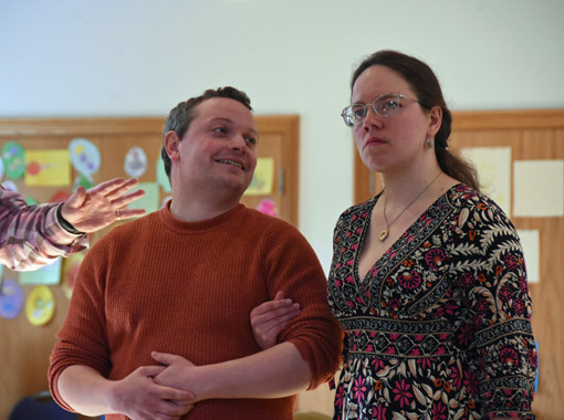 Principals rehearsing