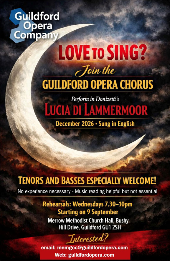Advert for chorus recruitment
